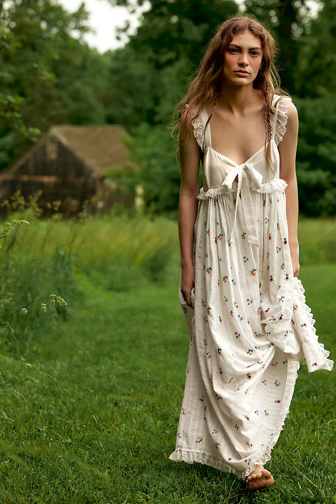 Starlight Babydoll Maxi Dress | Free People (Global - UK&FR Excluded)
