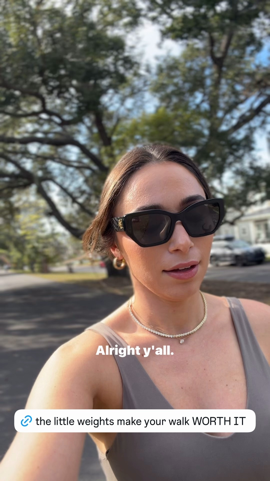 Mom walk workout outfit walk with me. I swear by these weighted wrist weights and my weighted vest to get the most out of my walks!!! 

#LTKfitnessgoals #LTKmorningroutine #LTKmomlife