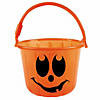 Light-Up Orange Jack-O'-Lantern Trick-or-Treat Safety Bucket | Oriental Trading Company