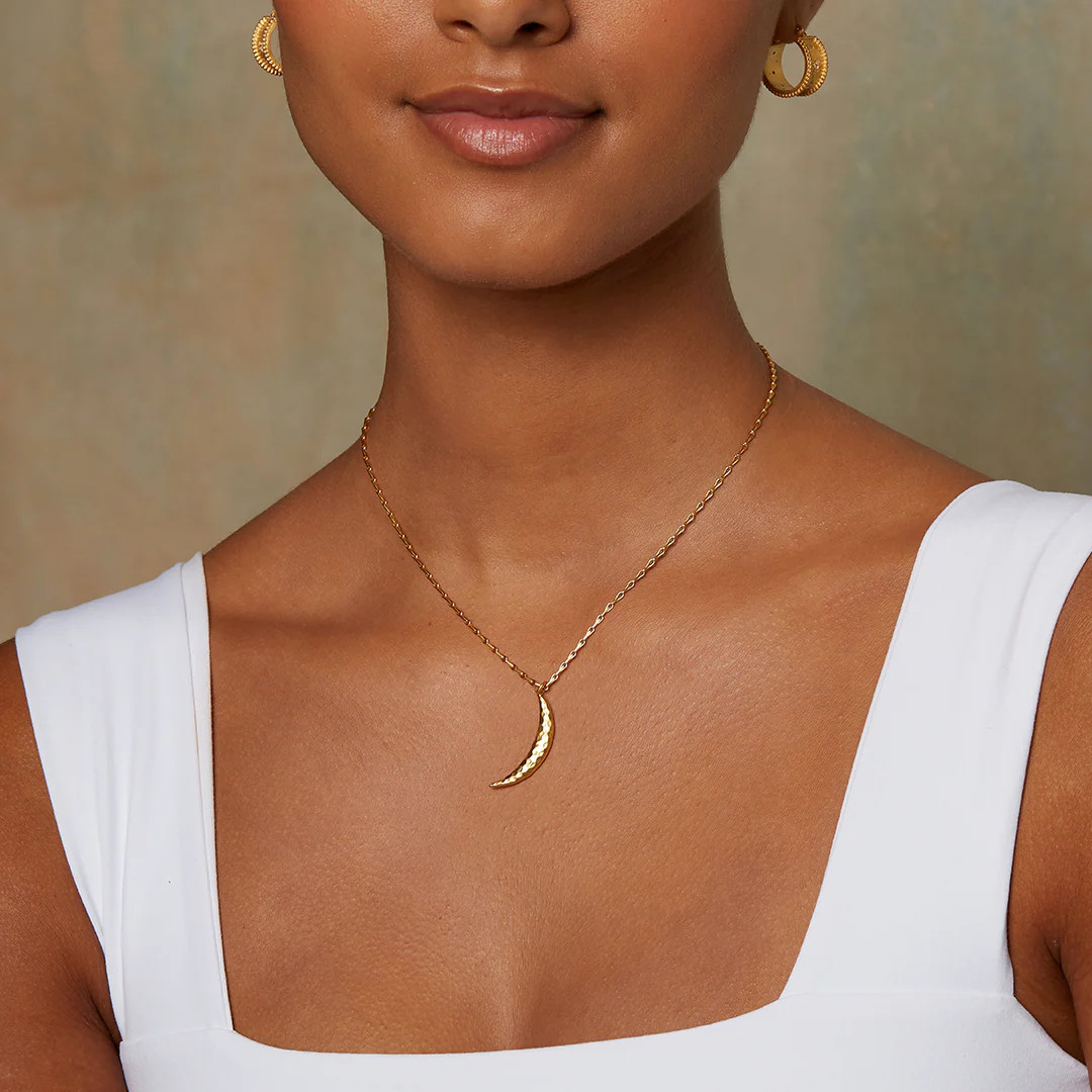 Midnight Sky Pendant Moon Necklace | Satya Jewelry