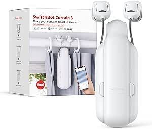 SwitchBot Automatic Curtain Opener - Bluetooth Remote Control Smart Curtain with App/Timer, Upgra... | Amazon (US)
