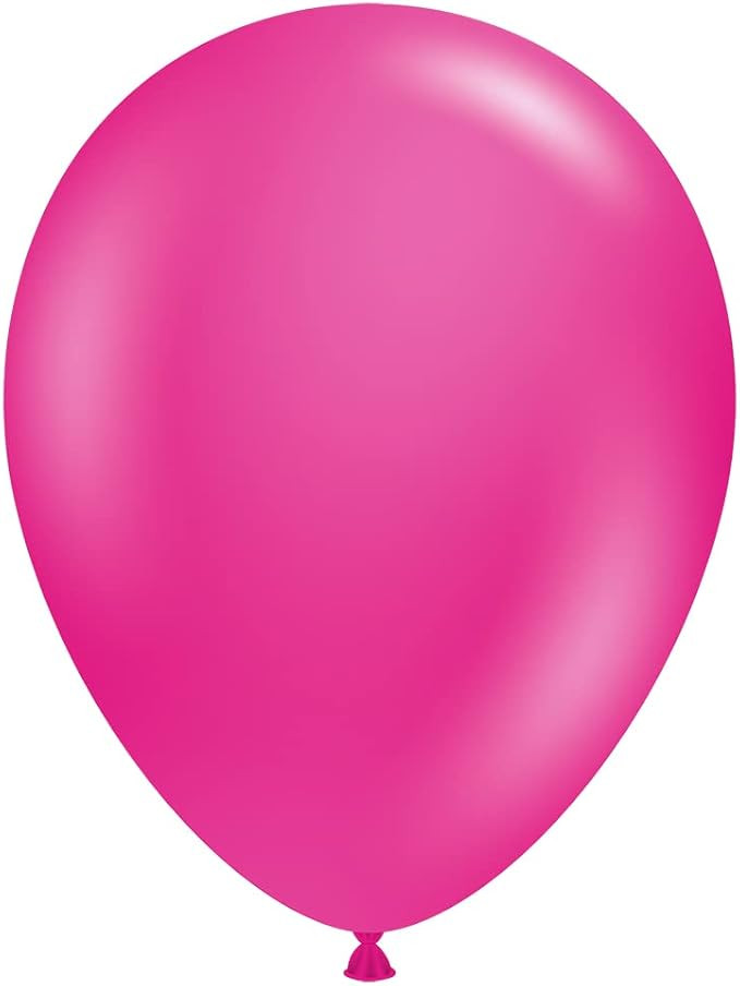 Tuf-Tex 11" Hot Pink Latex Balloons | Amazon (US)