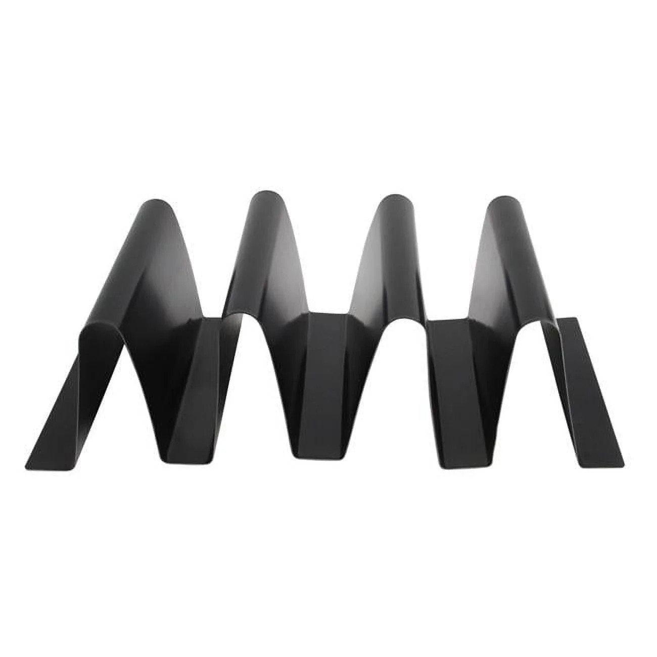 Avon 33537565 12 in. Black Four Slot Metal Taco Tray | Walmart (US)