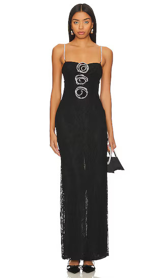 x Rachel Nadine Gown in Black | Revolve Clothing (Global)
