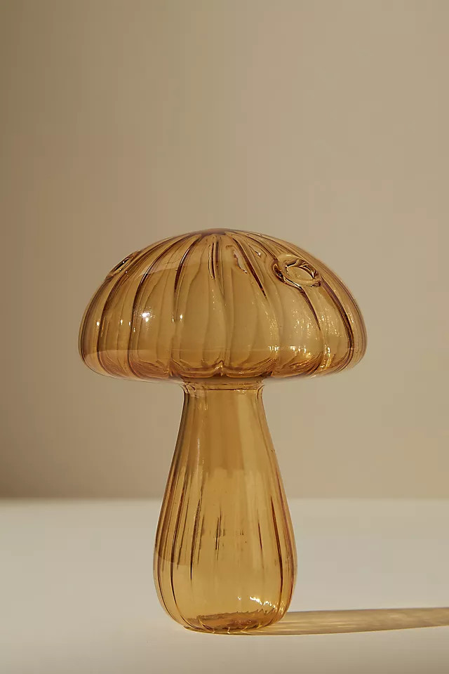 Mushroom Glass Vase | Anthropologie (US)