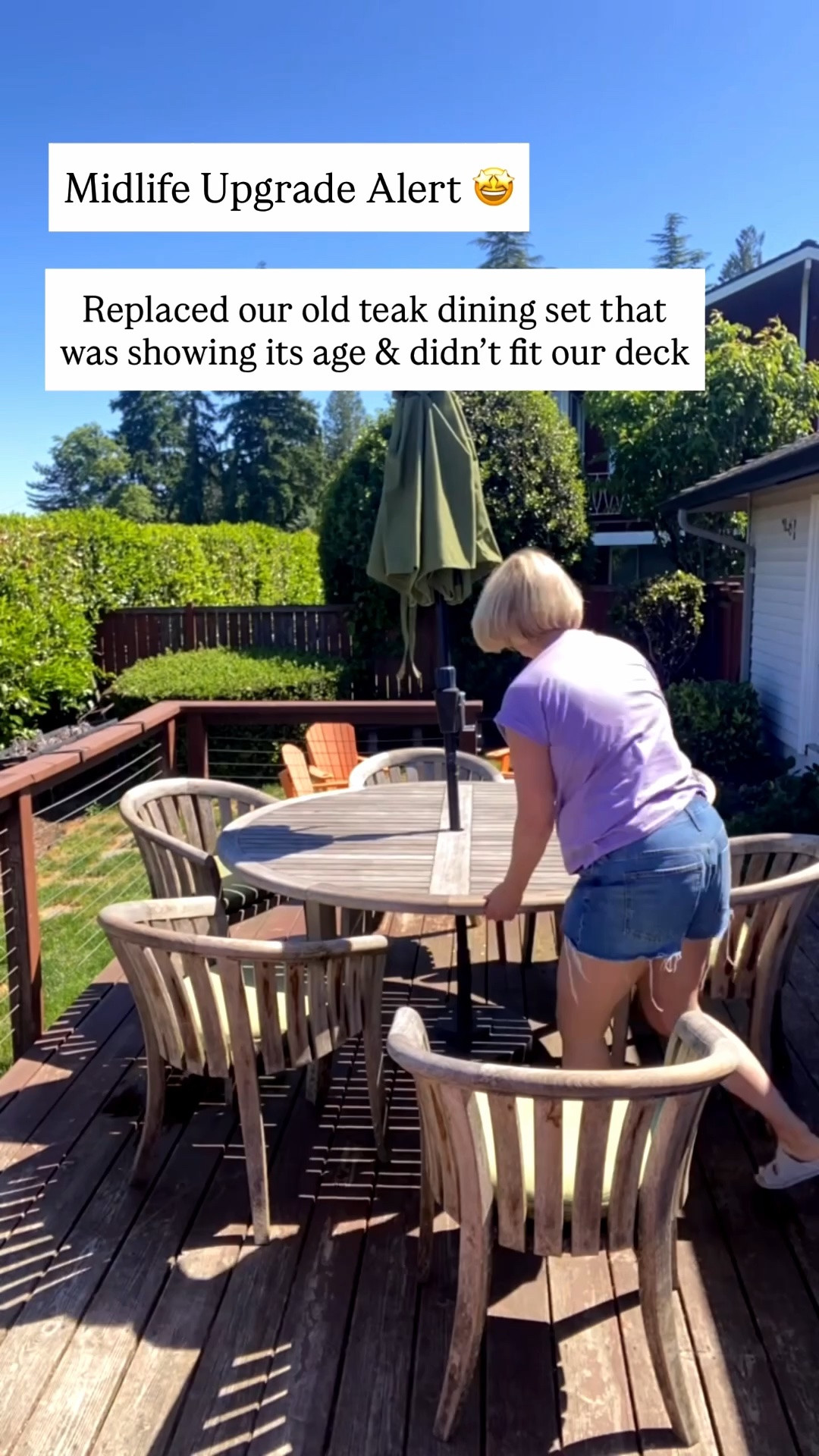 This very affordable and timeless Crate & Barrel set is on sale right now 🤩 I’m so excited to have a dining situation that works with our deck for all the guests we are welcoming this summer ☀️🍽️

#LTKHome #LTKOver40 #LTKSaleAlert