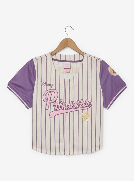 Disney Princess Rapunzel Women's Cropped Baseball Jersey — BoxLunch Exclusive | BoxLunch | BoxLunch