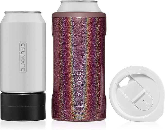 BrüMate HOPSULATOR TRíO 3-in-1 Stainless Steel Insulated Can Cooler, Works With 12 Oz, 16 Oz Ca... | Amazon (US)