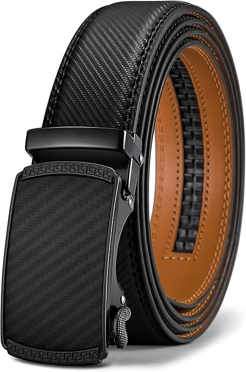 BULLIANT Men's Belt, Slide Ratchet Belt For Men Dress Pant Shirt Oxfords,trim To Fit | Amazon (US)