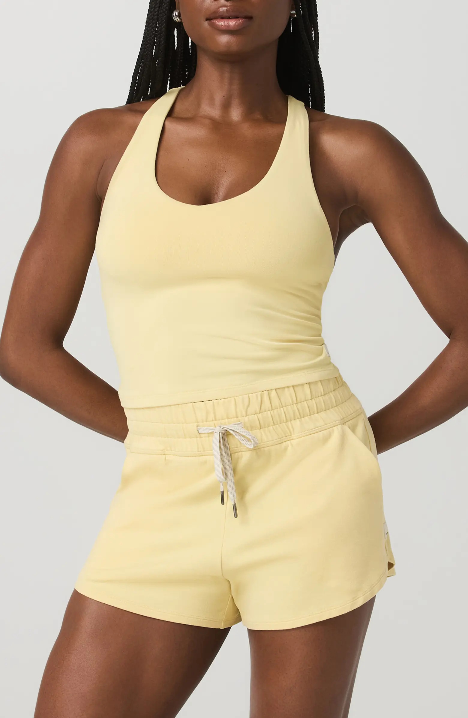 Vuori Halo 2.0 Performance Crop Racerback Tank Top | Nordstrom | Nordstrom