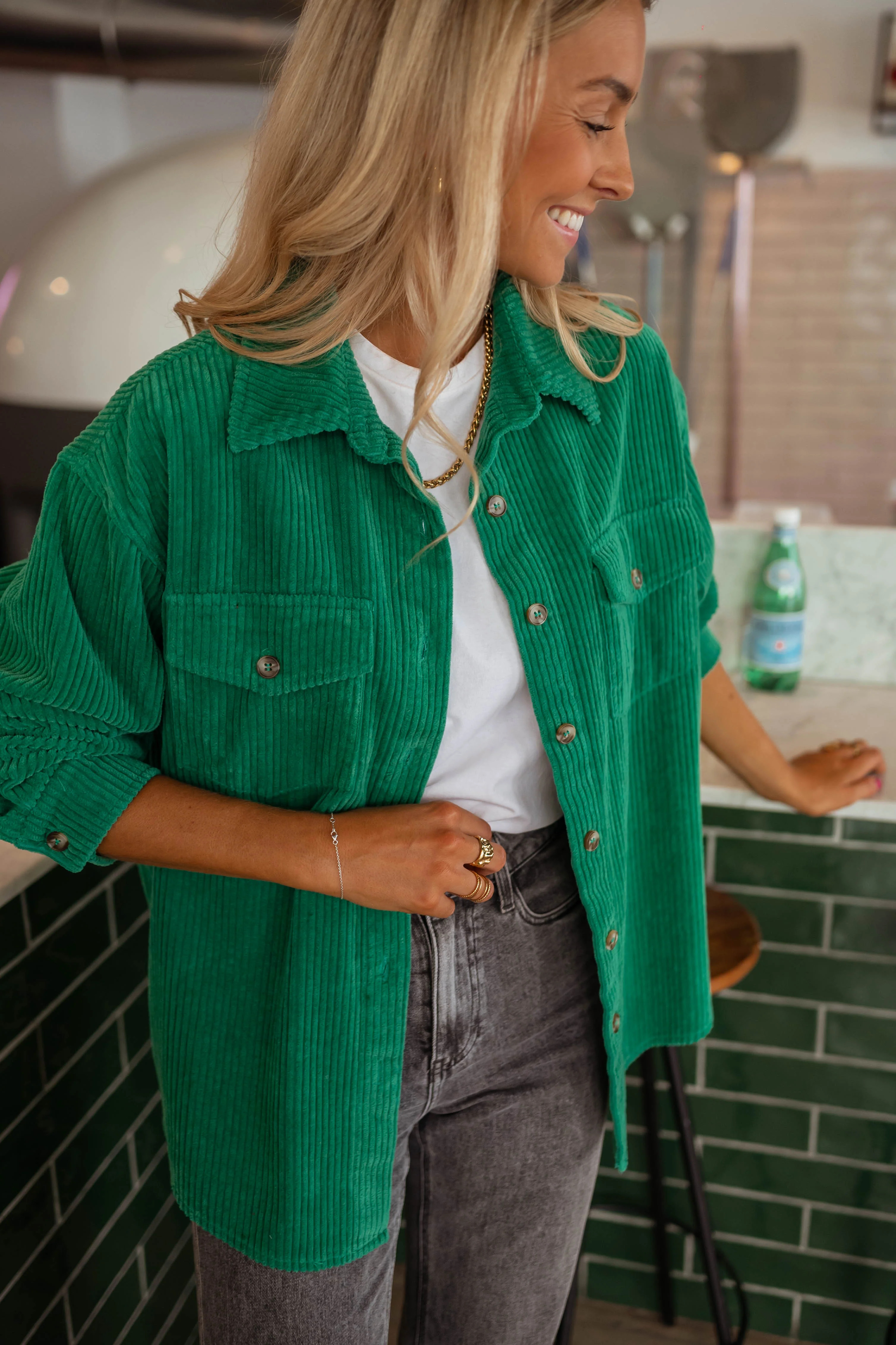 Green Louana Overshirt | Easy Clothes