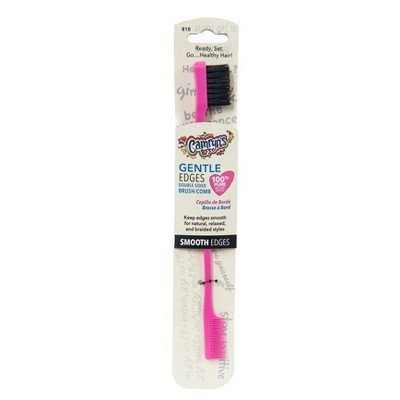 Camryn's BFF Gentle Edges Double-Sided Hair Brush/Comb - Hot Pink | Target