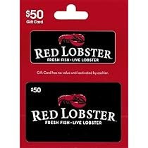 Red Lobster Gift Card $50 | Amazon (US)
