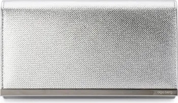 Maddie Metallic Embossed Foldover Clutch | Nordstrom