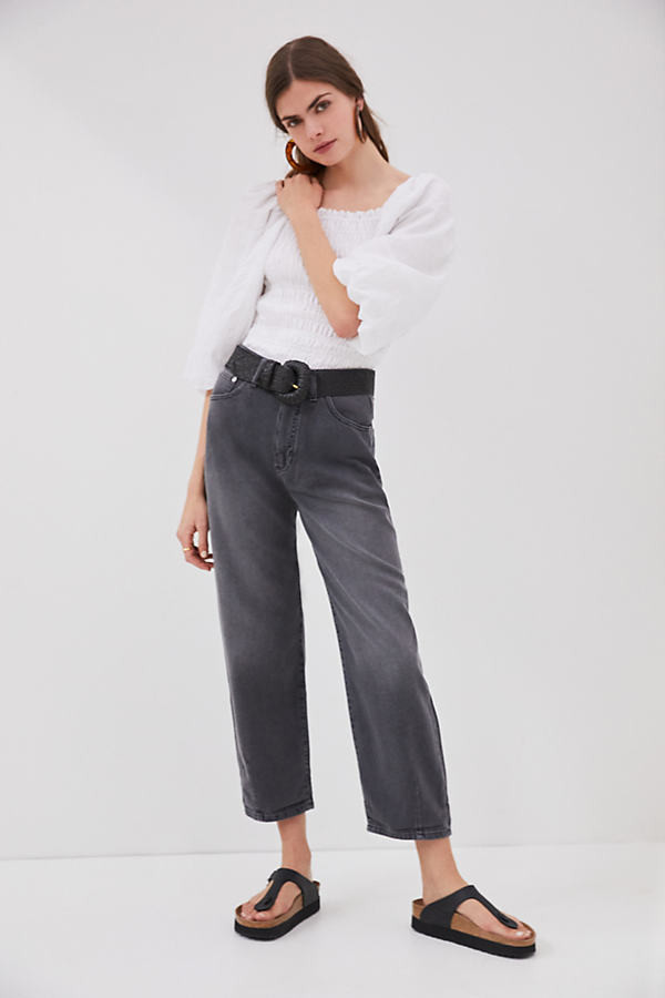 Pilcro The Breaker Tapered Jeans By Pilcro and the Letterpress in Black Size SZ 29 TALL | Anthropologie (US)