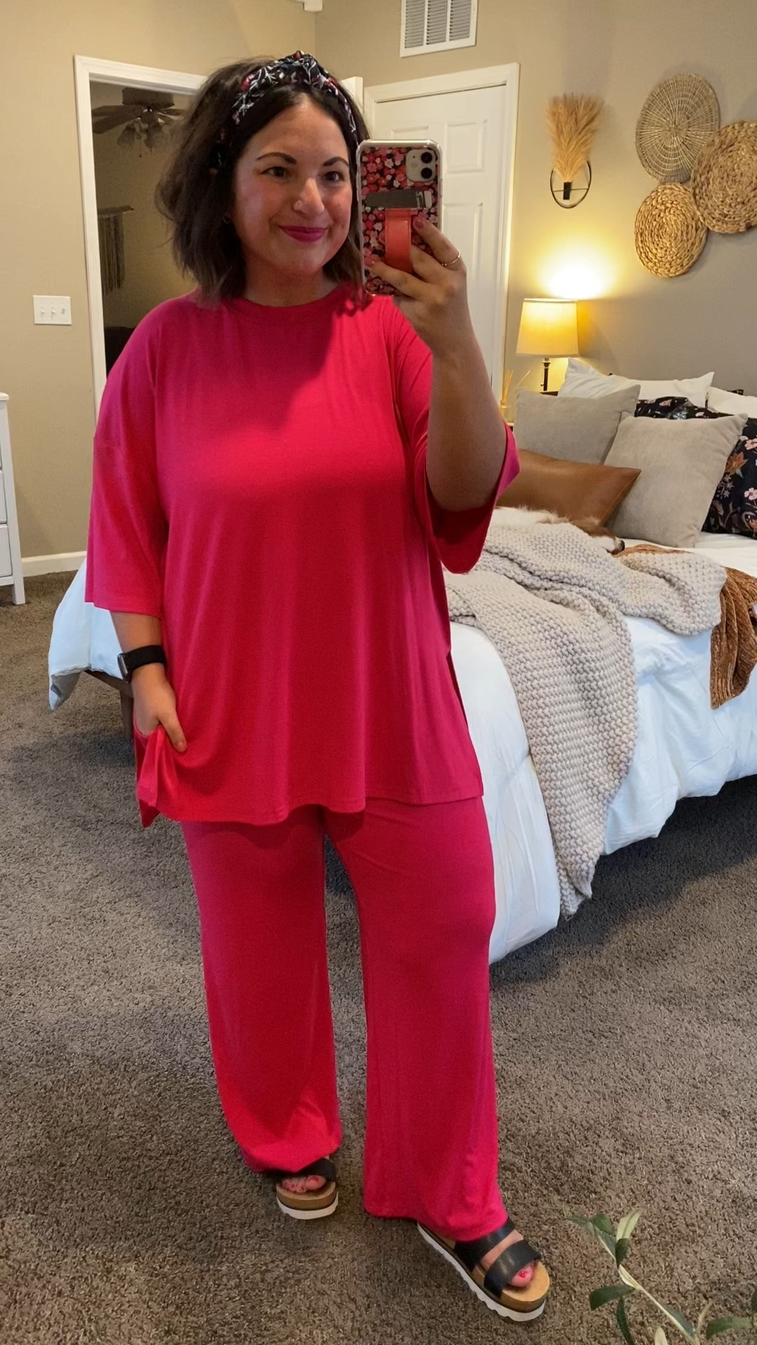 I'm hoping two piece sets never go out of style! This one from amazon is so versatile & can easily be styled up or down. I just added a floral headband & it works for a school ootd! 

sandals: fit true to size // wearing a 5
set: fits true to size // wearing a large 

 #LTKSaleAlert #LTKStyleTip #LTKWorkwear