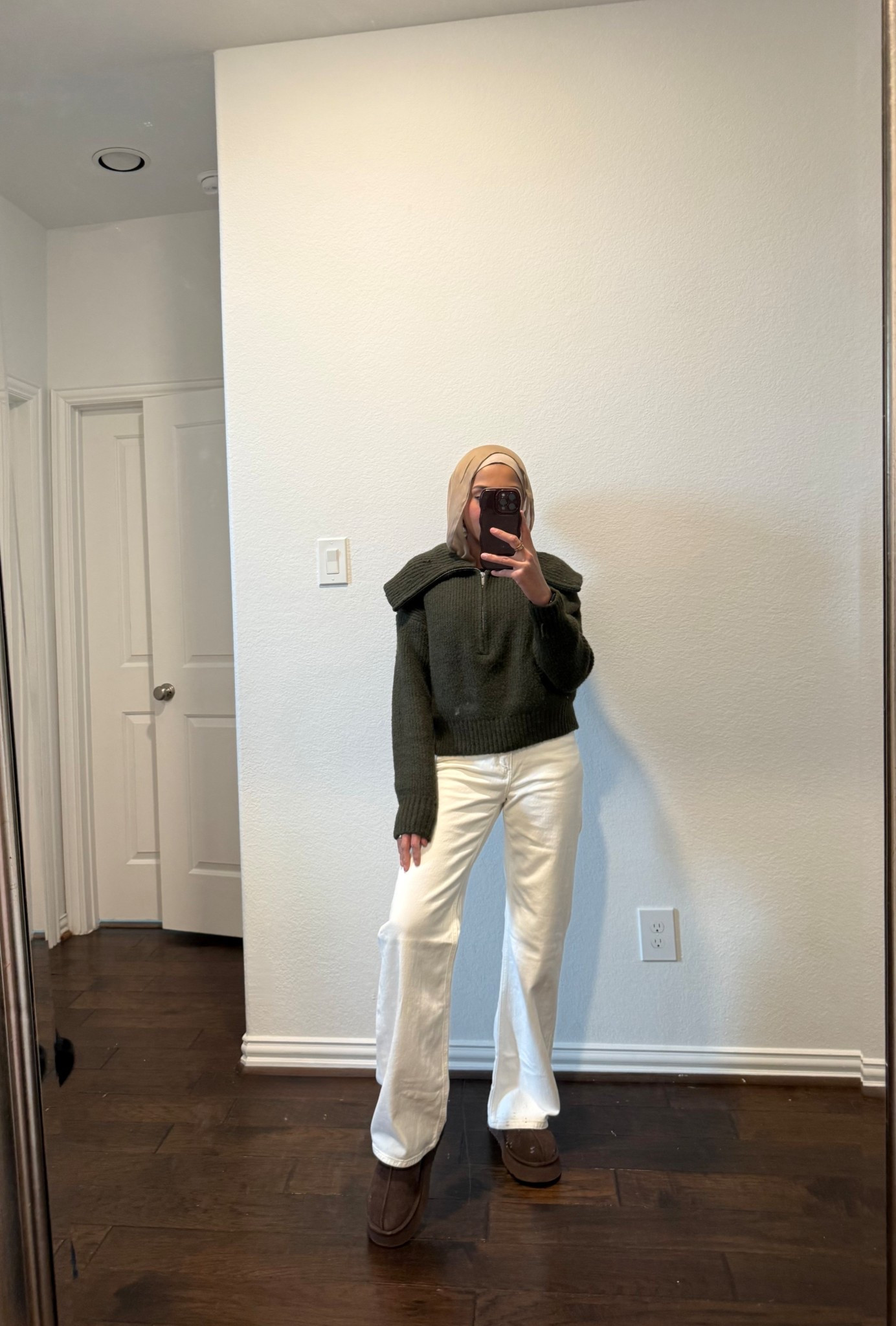 Wearing size 2 in jeans and my sweater is actually target but I can’t find it online. Linked a similar quarter zip style 

#LTKfitnessgoals #LTKSeasonal #LTKootd