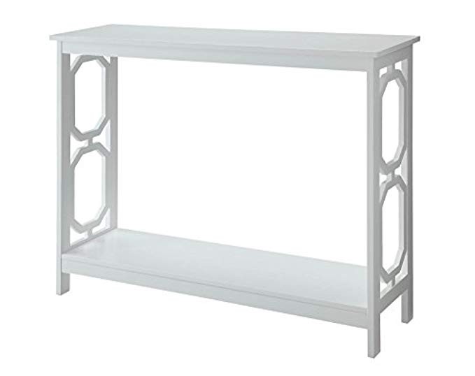 Convenience Concepts Omega Console Table, White | Amazon (US)