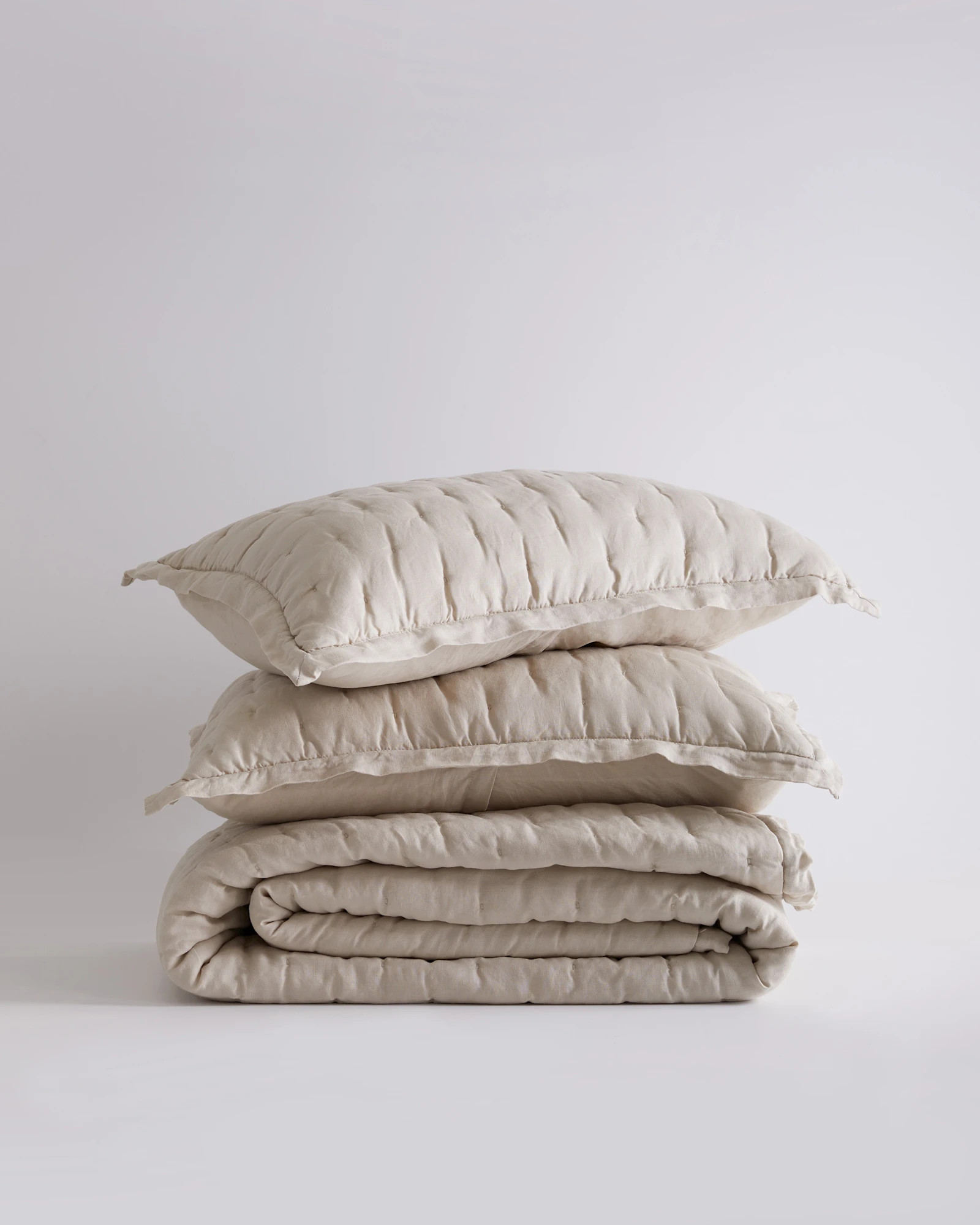 European Linen Dream Quilt Set | Quince