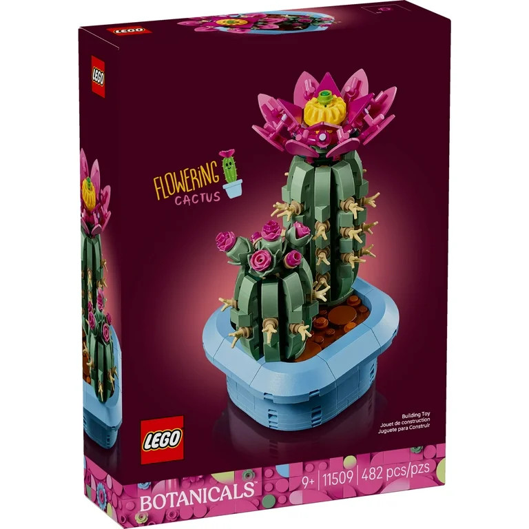 LEGO Botanicals Flowering Cactus Building Toy - Crafting Kit for Girls & Boys, Ages 9+ - Easter B... | Walmart (US)