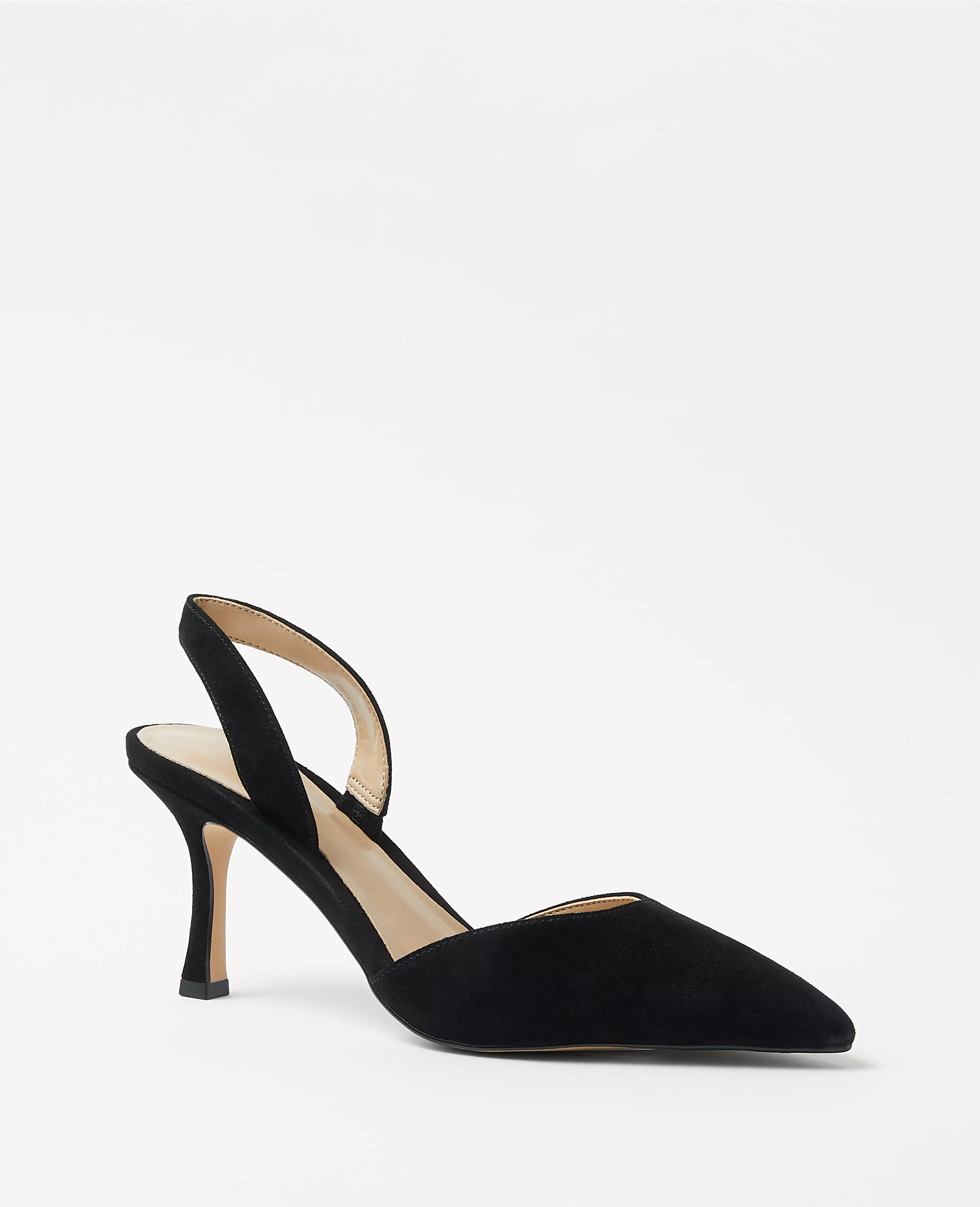 Kerry Suede Slingback Pumps | Ann Taylor