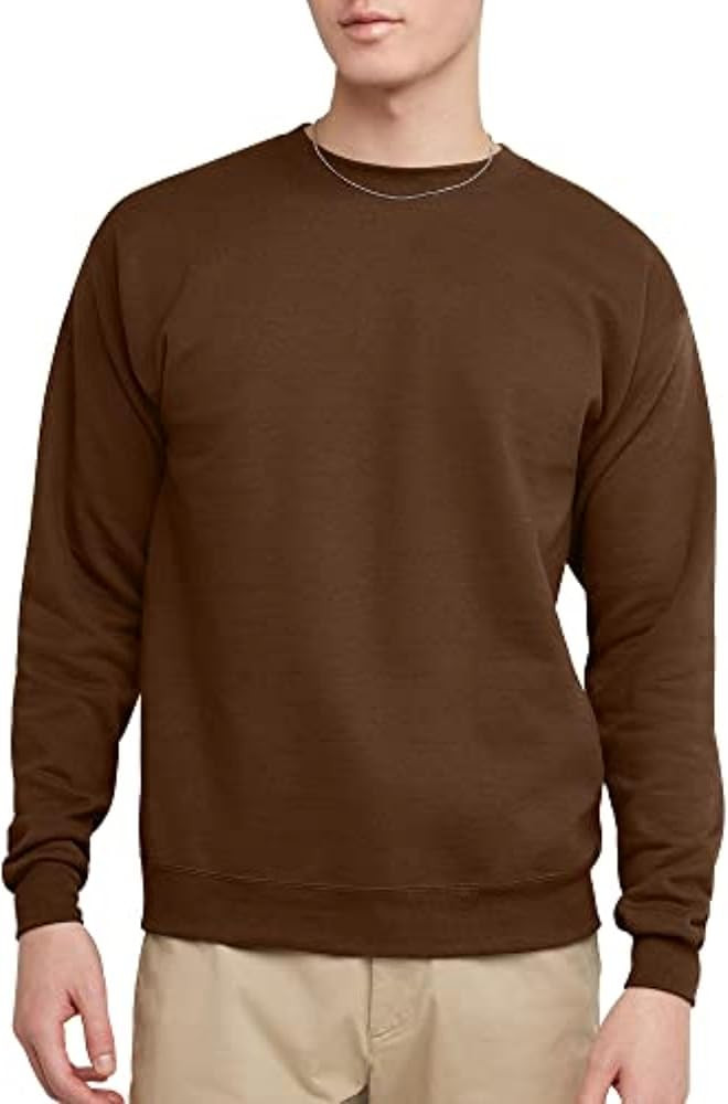 Hanes Men's Ecosmart Fleece Sweatshirt, Pullover Crewneck Sweatshirt, Big & Tall, 1 or 2 Pack | Amazon (US)