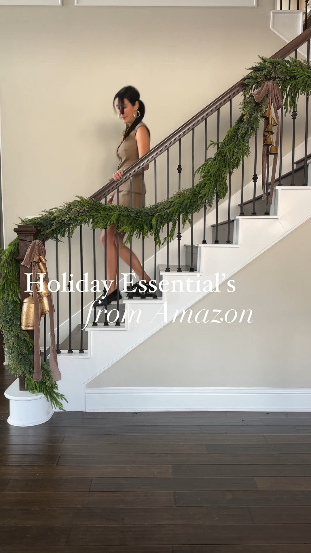 Holiday essentials to grab early ✨ Sharing the pieces I use year after year to create that cozy, layered look. Think garland (yes, even the most realistic garland you’ll ever find), holiday pine stems and greenery for vases, timeless vintage brass bells, twinkling light up branches, and the prettiest holiday ribbon to finish it all off. These are the staples that make decorating easy and magical 

#LTKSeasonal #LTKHome #LTKFindsUnder100