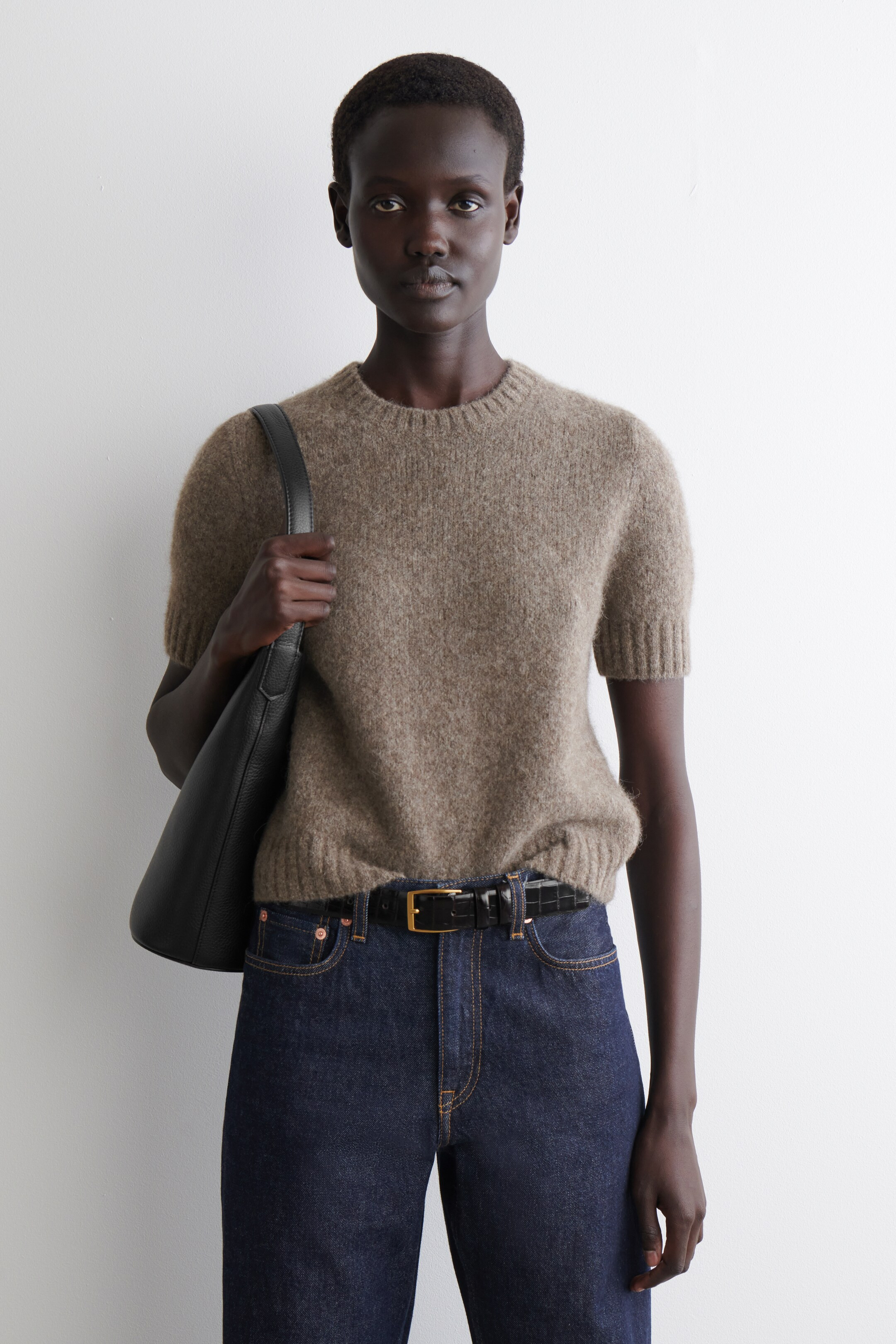 STRICK-T-SHIRT AUS ALPAKA-MIX | H&M (DE, AT, CH, NL, FI)