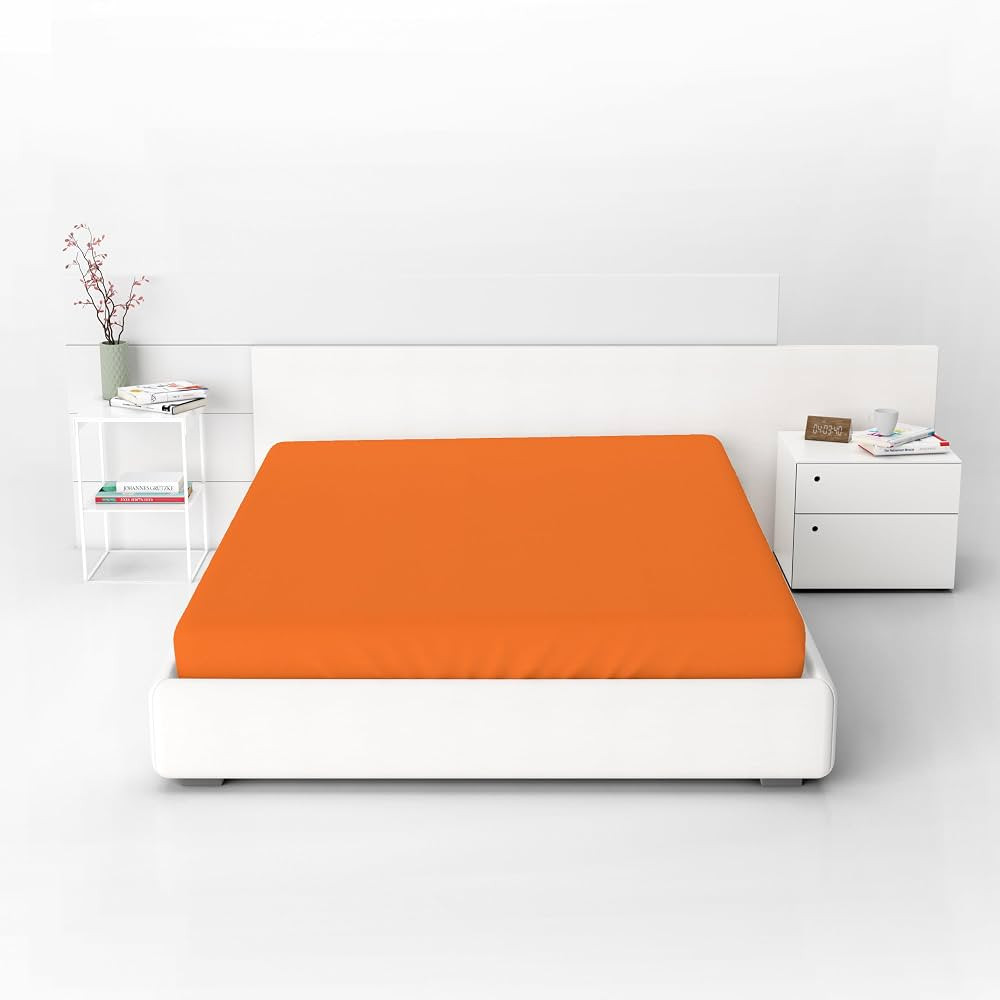 HOME STILL Fitted Bed Sheet | Super Soft 100% Organic Cotton Micro Knitted Fabric | Washable Elas... | Amazon (UK)