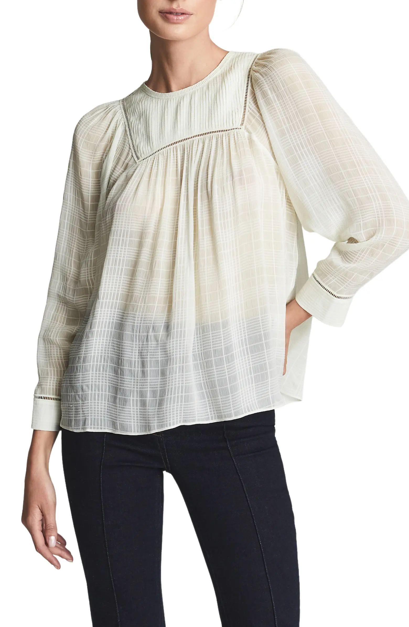 Marcia Pleat Yoke Peasant Blouse | Nordstrom