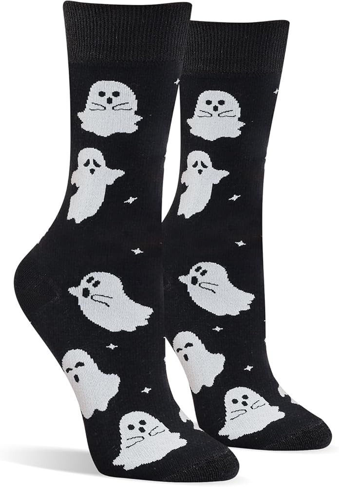 AGRIMONY Funny Halloween Socks for Women Teen Girls-Novelty Crazy Dress Crew Socks - Halloween Gi... | Amazon (US)