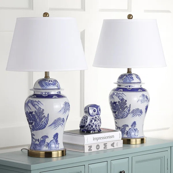 Zachary Ceramic Table Lamp (Set of 2) | Wayfair North America