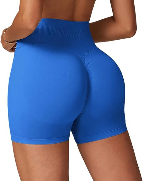 Impact Seamless Shorts 4.5" Flex Scrunch Butt Workout Shorts Women Booty Gym Shorts Tummy Control... | Amazon (CA)