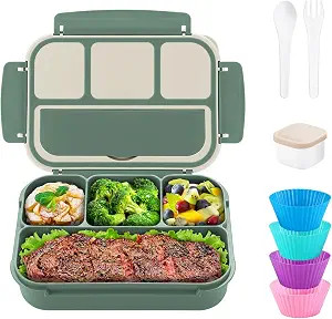 QQKO Bento Box Adult Lunch Box, Bento Box for Kids, 1200 ML Lunch Containers for Adults, Food Sto... | Amazon (US)