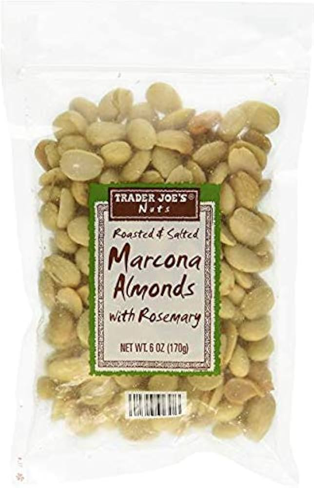 Trader Joe's Roasted & Salted Marcona Almonds with Rosemary 6 oz (Pack of 2) | Amazon (US)