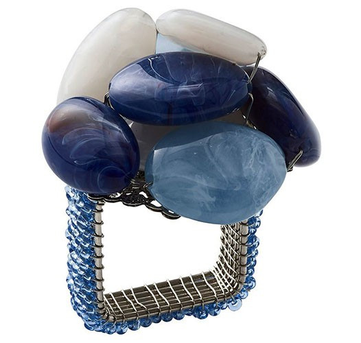 Kim Seybert Sea Stone Napkin Rings, Set of 4 | Diane James Home | Diane James Home