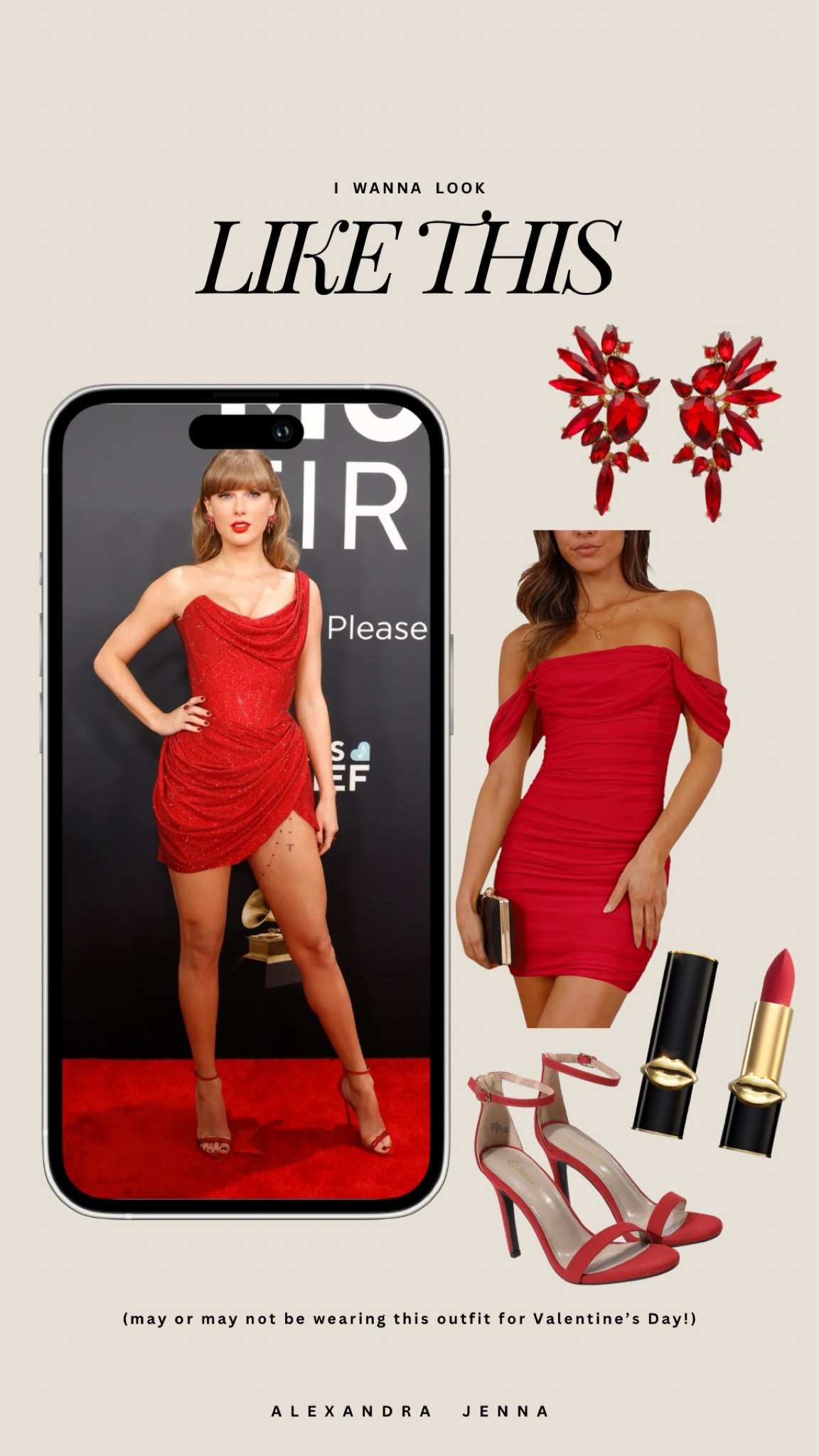 Recreate Taylor Swift’s Grammy Look for Valentine’s Day!

#LTKFindsUnder100 #LTKStyleTip #LTKMostLoved