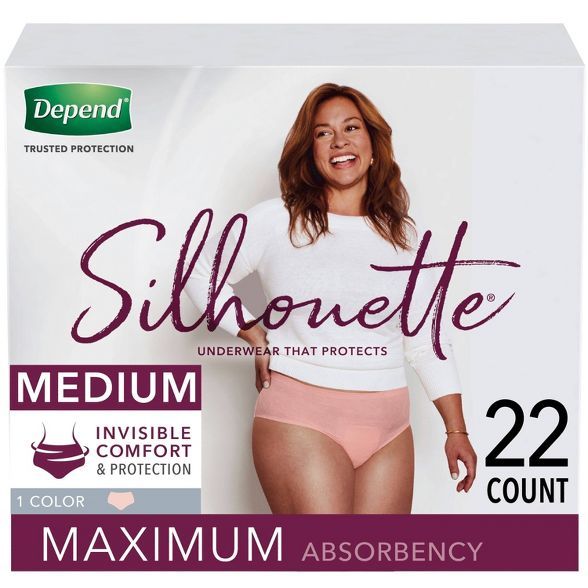 Depend Silhouette Incontinence Underwear for Women - Maximum Absorbency - Medium | Target