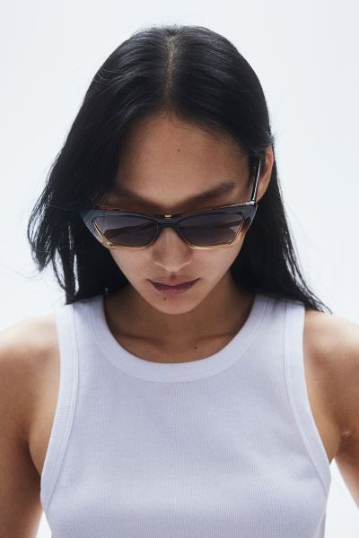 Polarized Sunglasses - Dark brown - Ladies | H&M US | H&M (US + CA)
