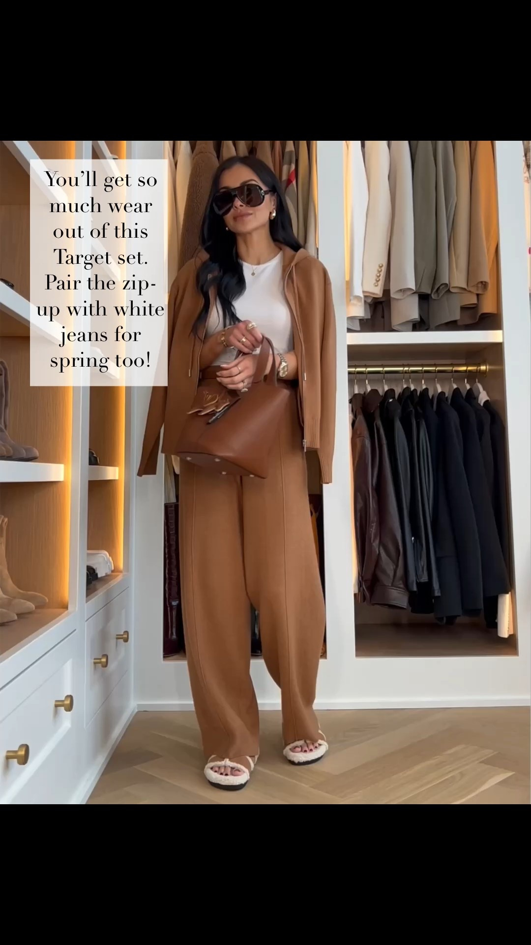 Target loungewear that feels elevated 
Wearing an XS in camel lounge set 
Amazon slippers 
Amazon Hermes inspired bag


#LTKSaleAlert #LTKOver40 #LTKSeasonal