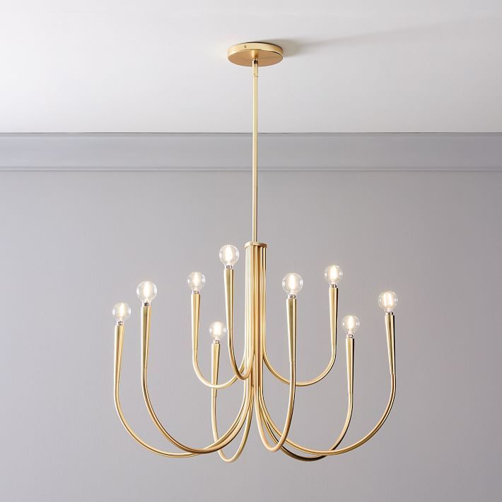 Swoop Arm Chandelier (25"–30") | West Elm (US)