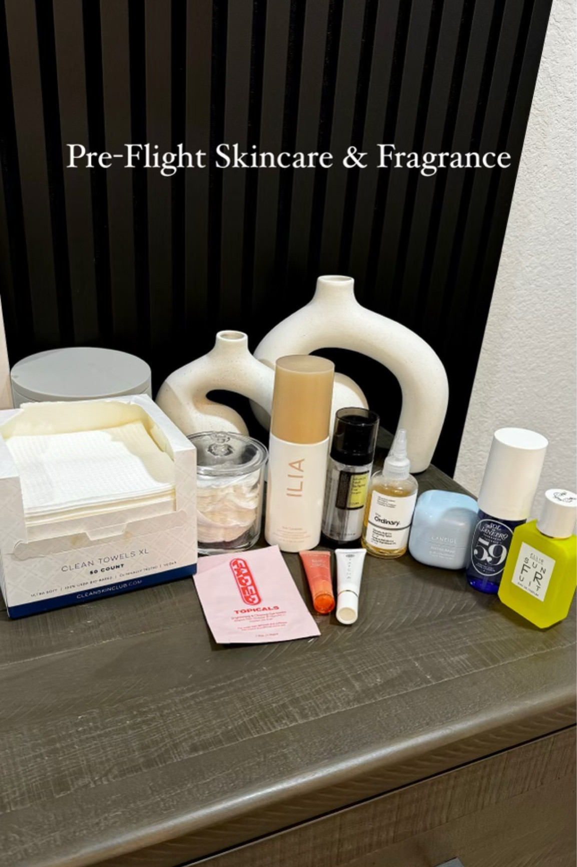 The dry airplane air means that a solid pre-flight skincare routine is a must. All my favorite products are linked here  

#LTKTravel #LTKCon #LTKBeauty