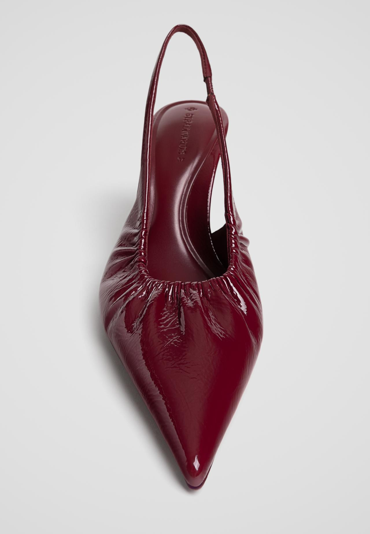 Gathered high-heel shoes | Stradivarius (UK)