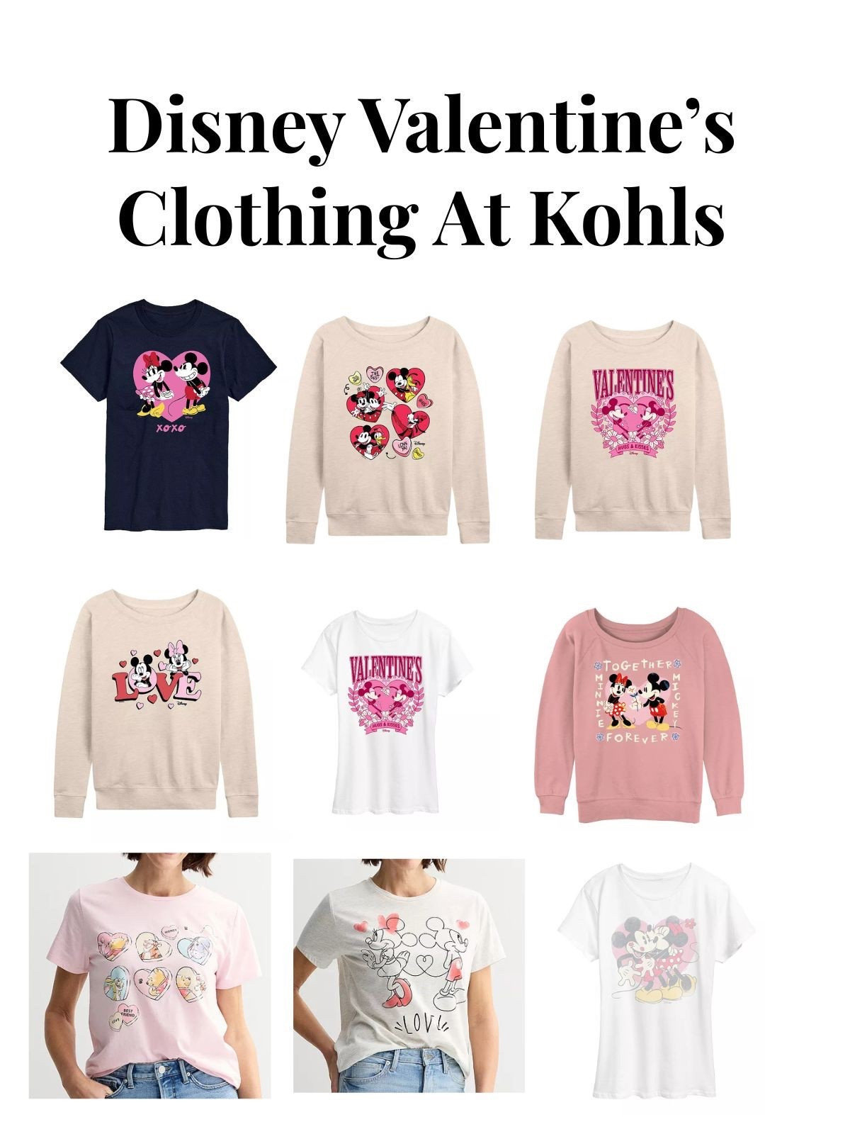 Disney Valentine’s clothing at Kohl’s

#LTKTravel #LTKFindsUnder50 #LTKmomlife