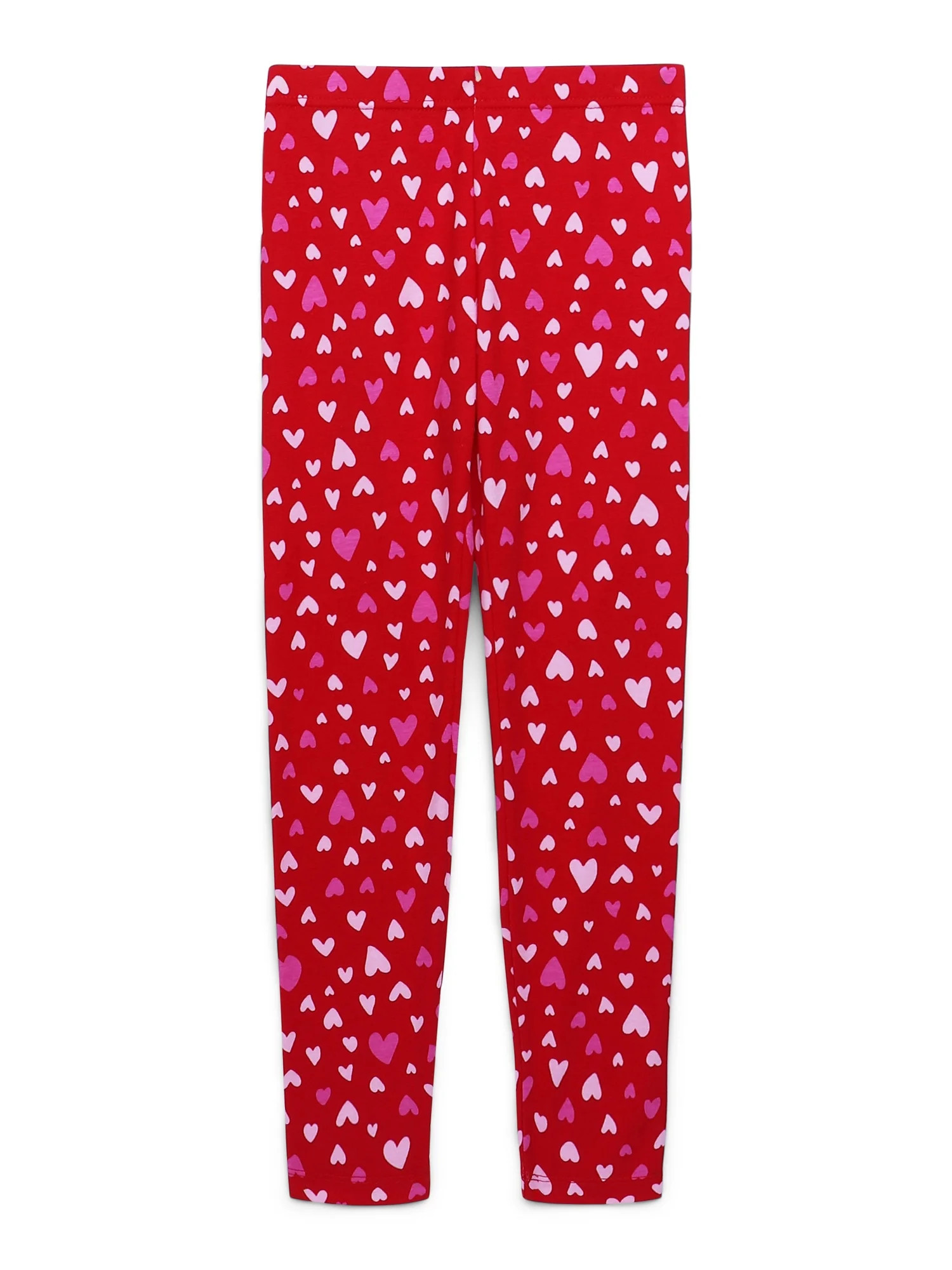 Way to Celebrate Girls Valentine's Day Leggings, Sizes 4-18 | Walmart (US)