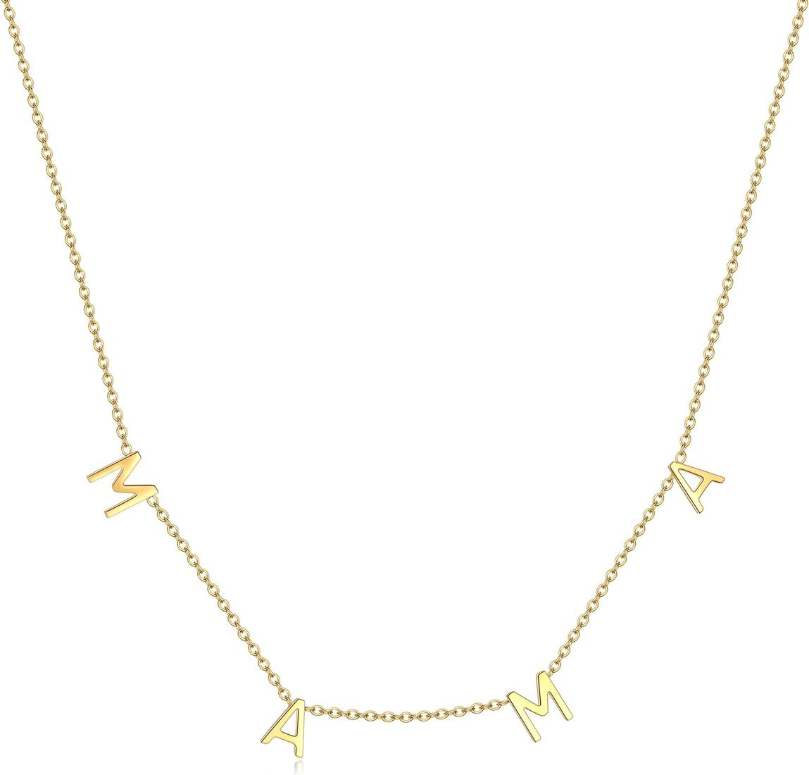Gold MAMA Necklace | Amazon (US)