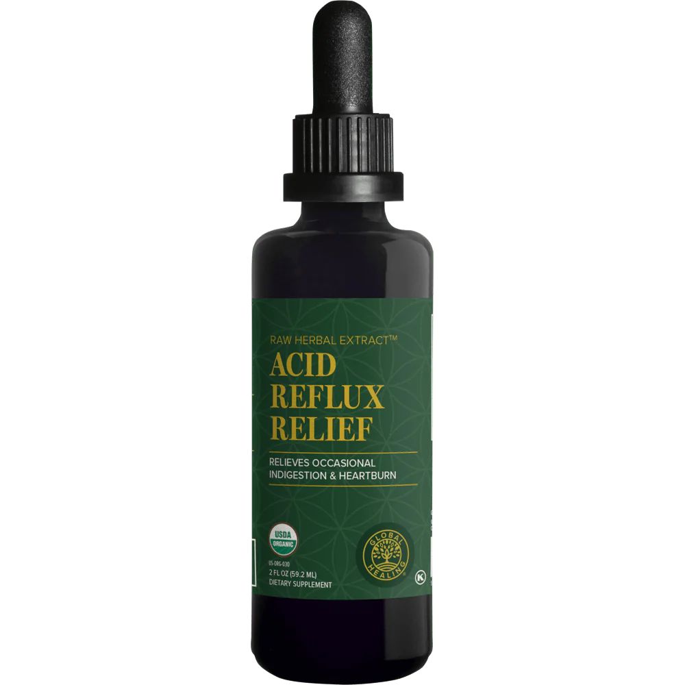 Natural Acid Reflux Relief Supplement - Herbal Extract - Global Healing | Global Healing Center