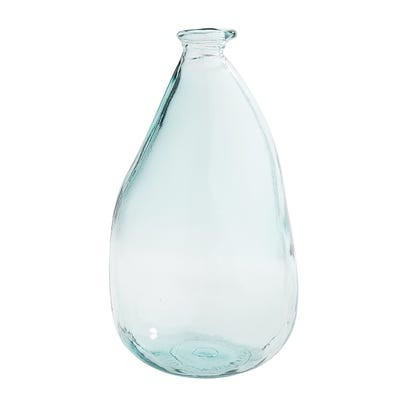Thrown 14" Recycled Glass Bottle Vase | Pier 1 Imports
