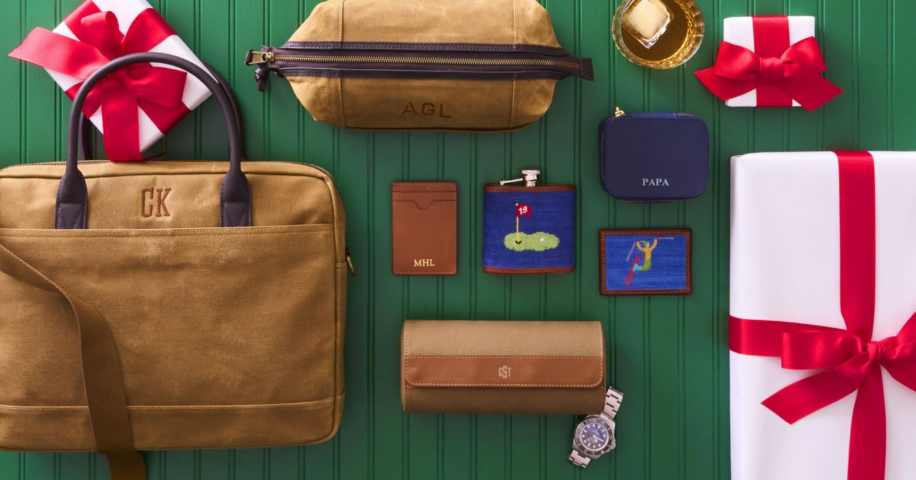 Leather Golf Ball Pouch | Mark and Graham