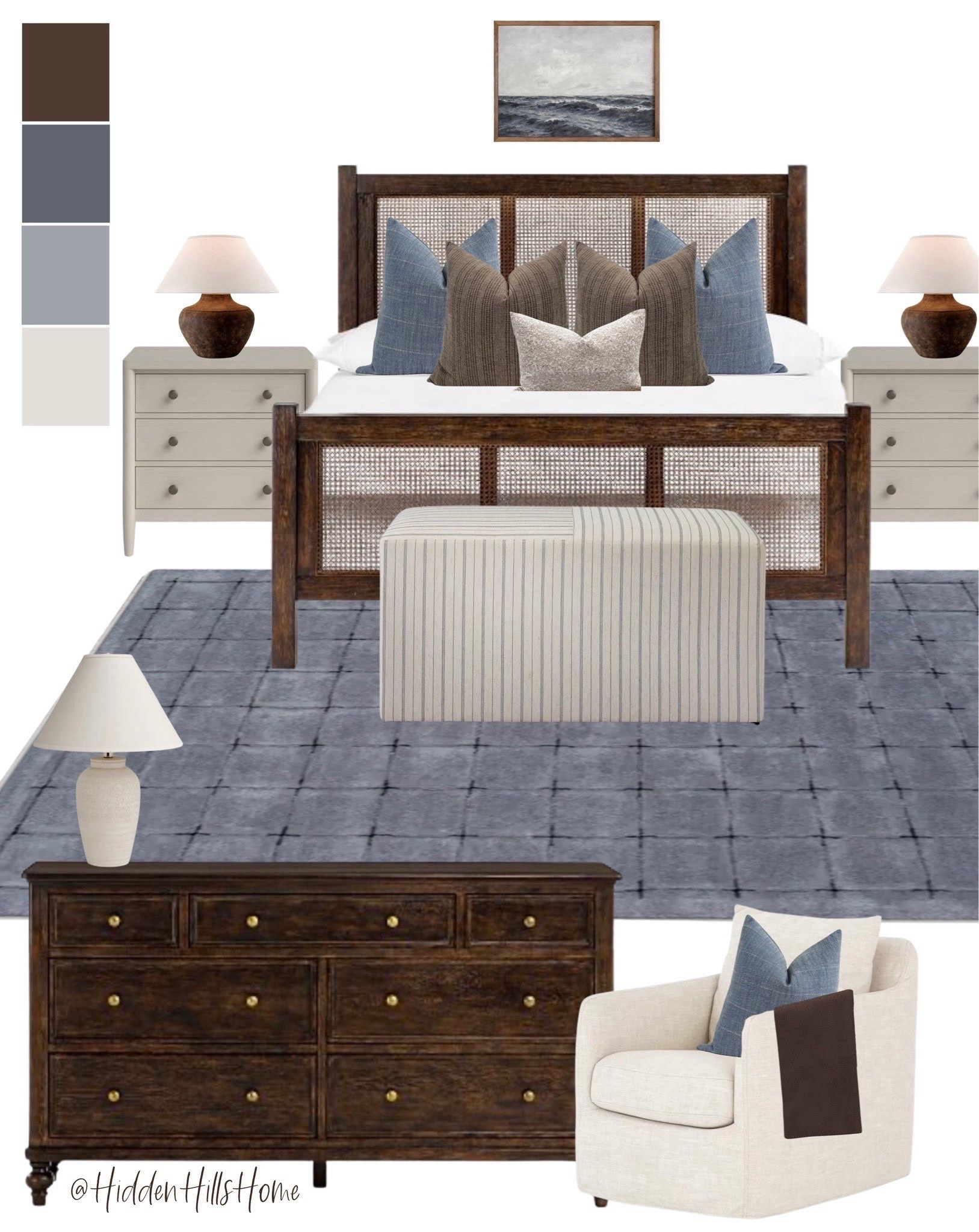 Master bedroom mood board, coastal bedroom design, modern traditional primary bedroom mood board #bedroom 


#LTKSaleAlert #LTKSeasonal #LTKHome